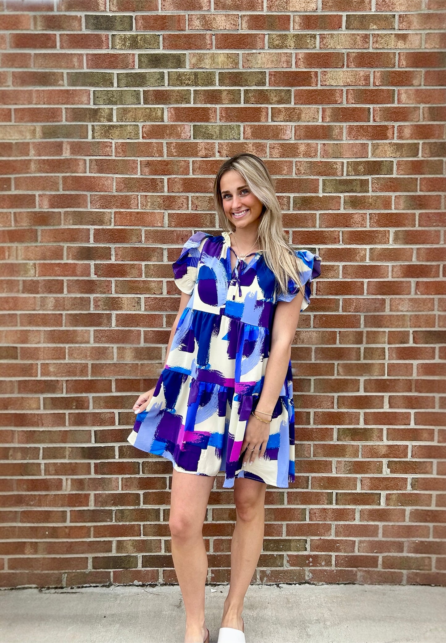 Victoria Brushstroke Dress