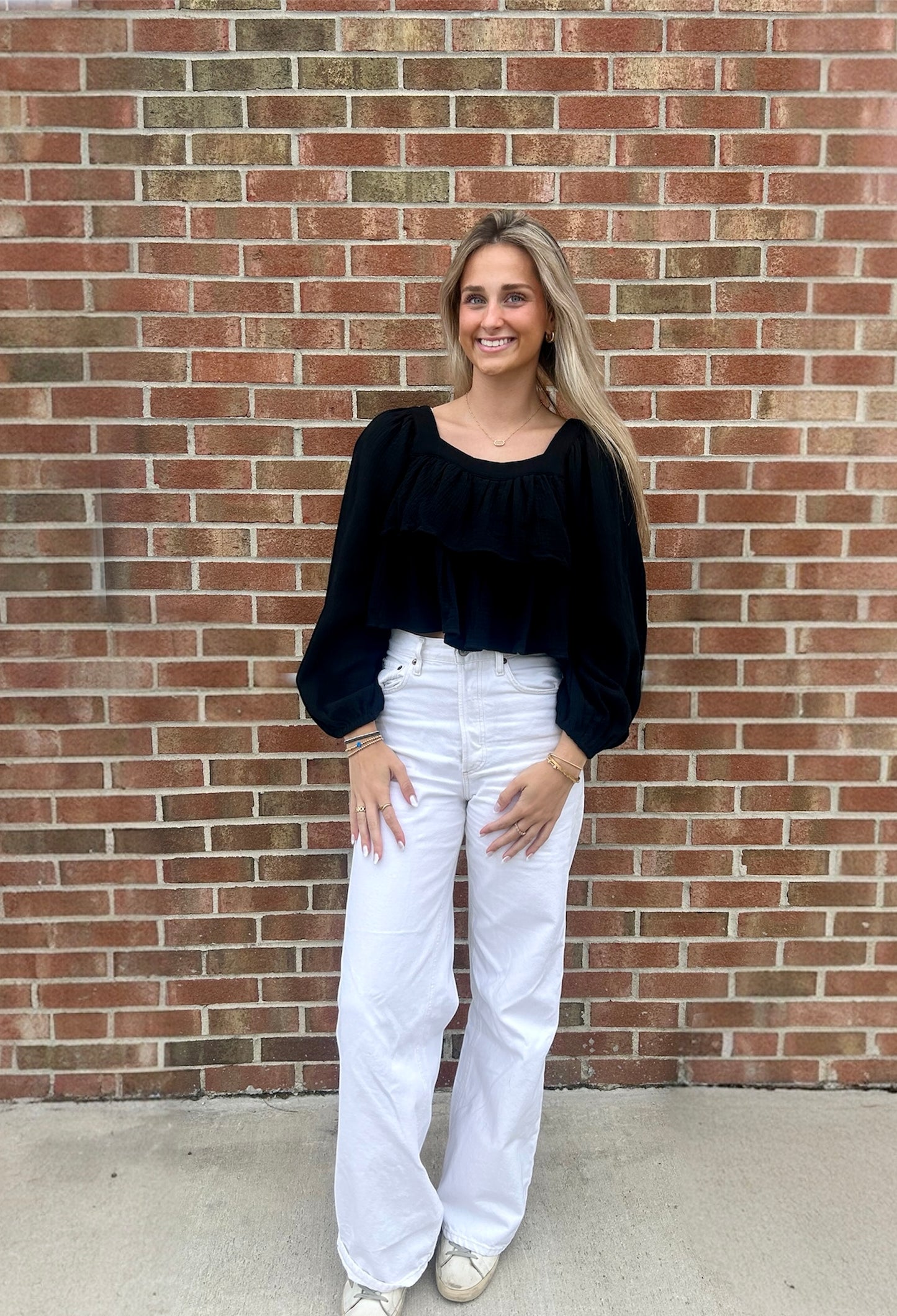 Tess Black Top