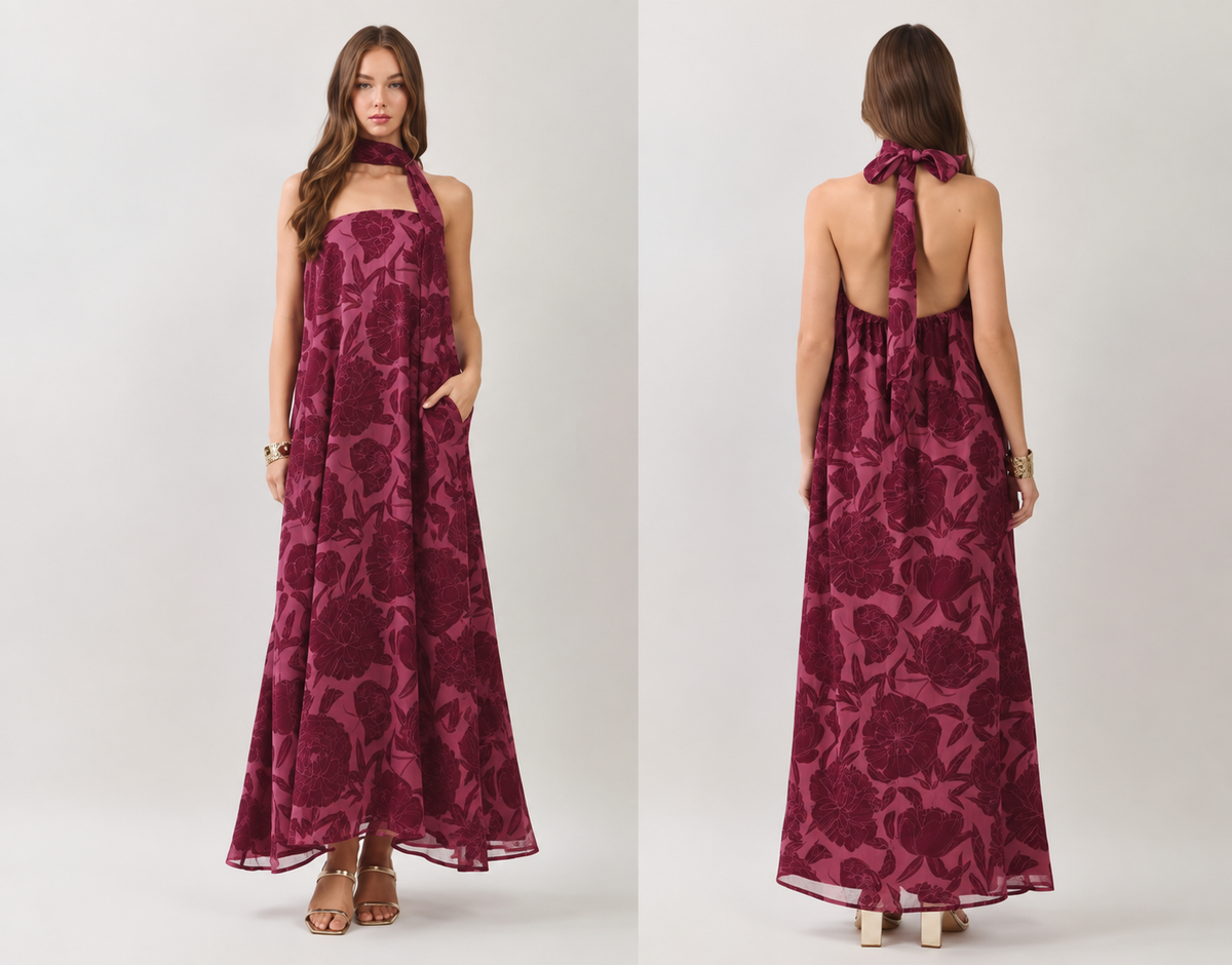 Adeline Floral Maxi Dress
