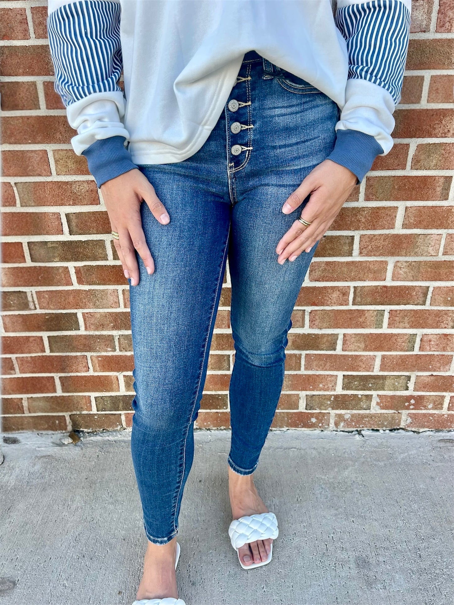 Judy Blue Button Fly Jeans