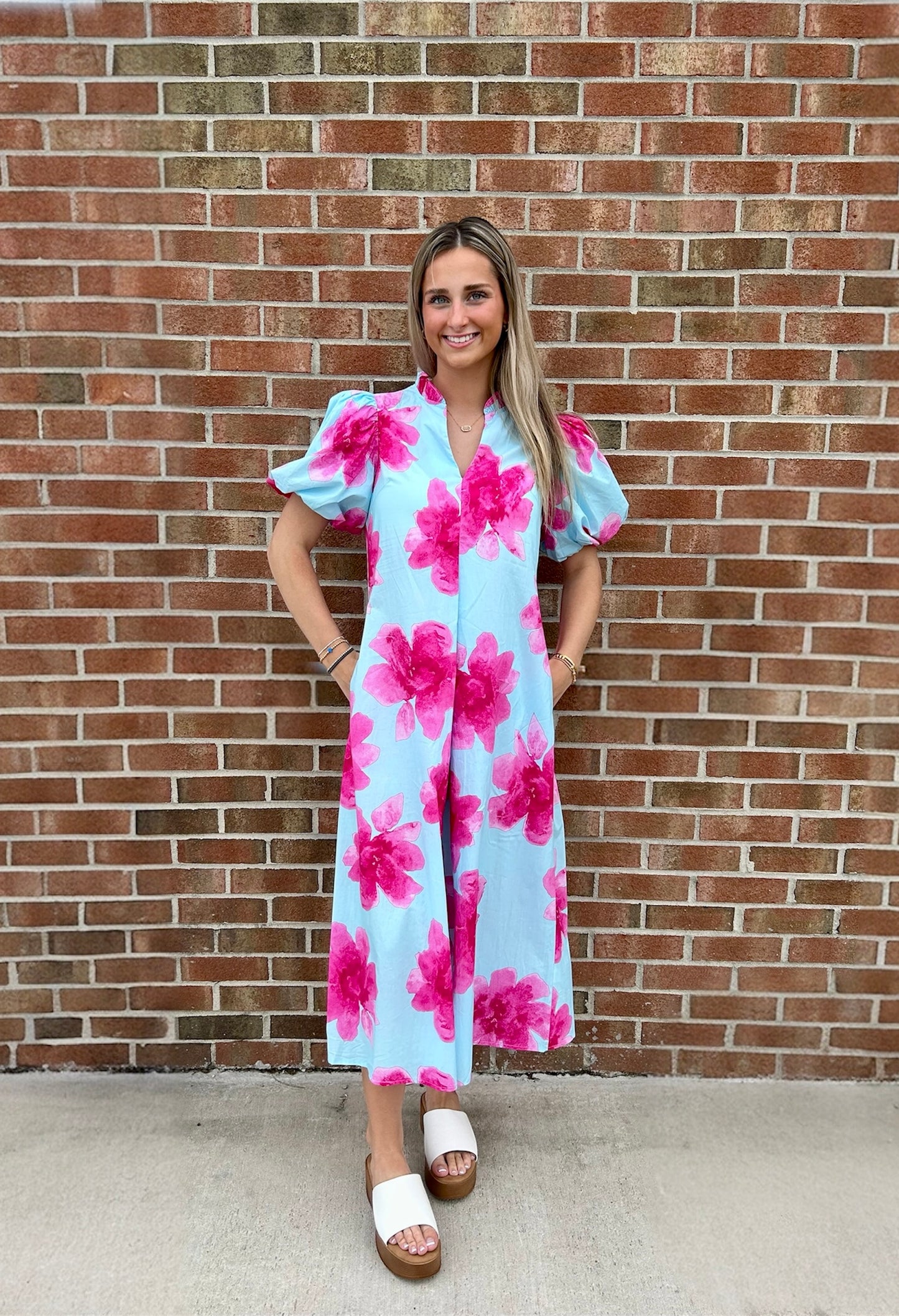 Blossom Breeze Midi Dress