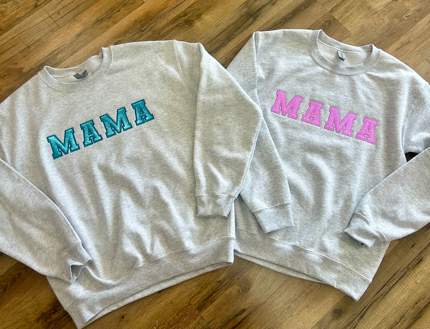 MAMA HTV Embroidered Crewneck