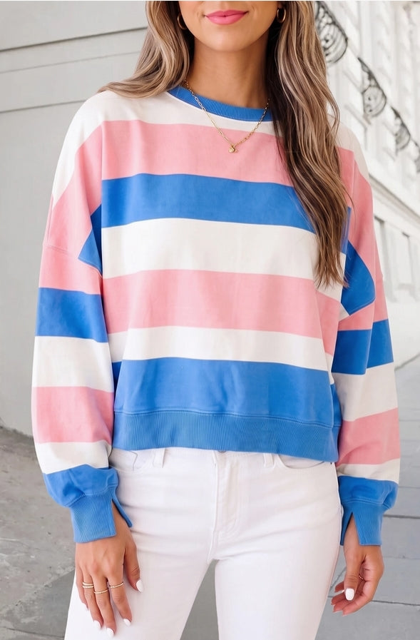 Presley Stripe Top
