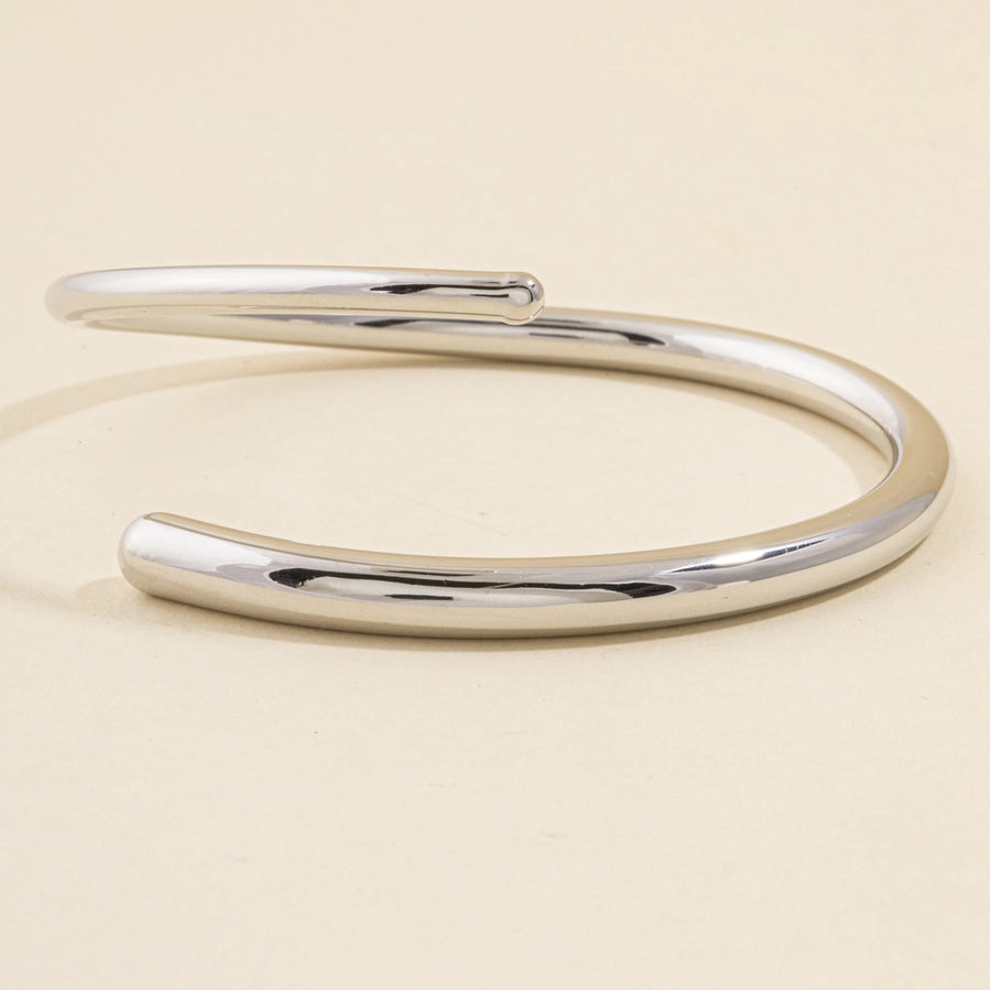 High Polish Ribbon Wrap Cuff Bracelet | Women's Statement Jewelry