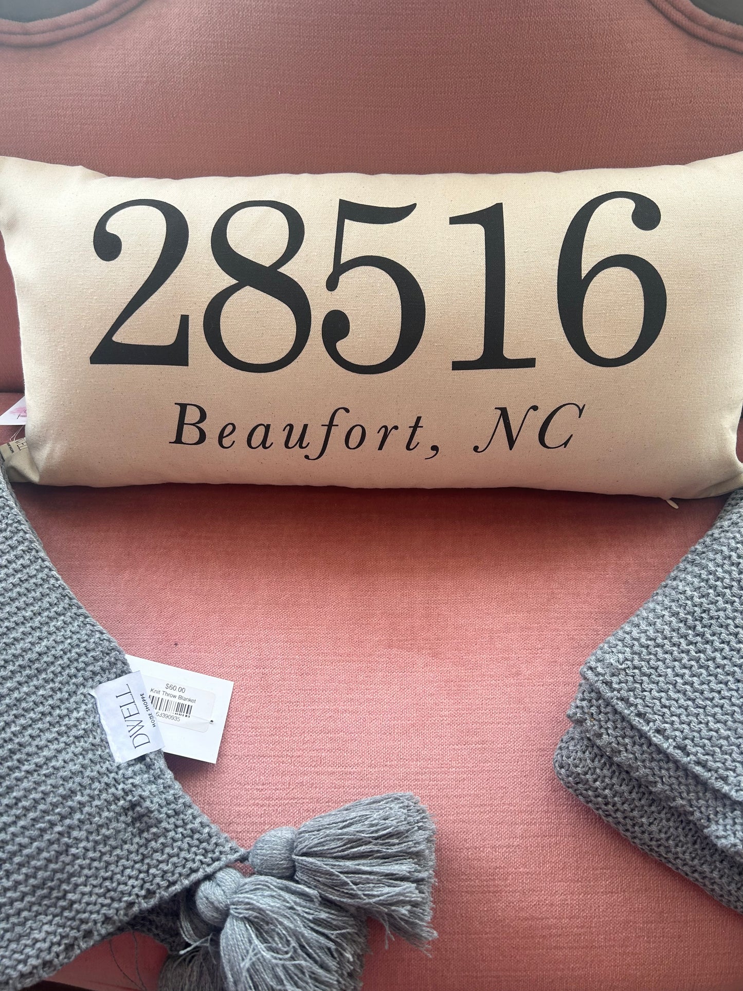 Beaufort, NC Throw Pillow