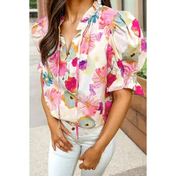 Karen Floral Top