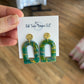 Green and Gold Dangles