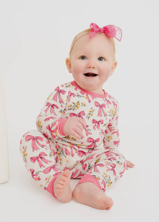 Bloom Bows Bamboo Pajamas