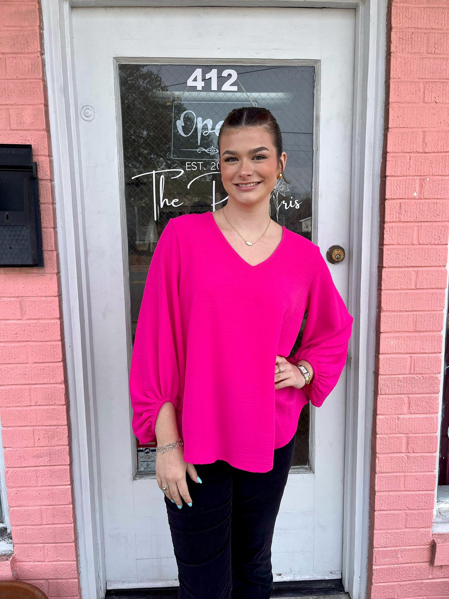 Miranda Top-Pink