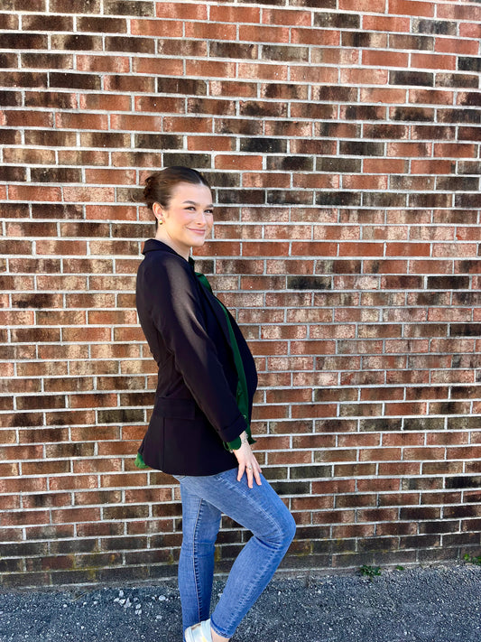 Mary Folded Sleeve Blazer