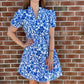 Lynn Blue Floral Dress