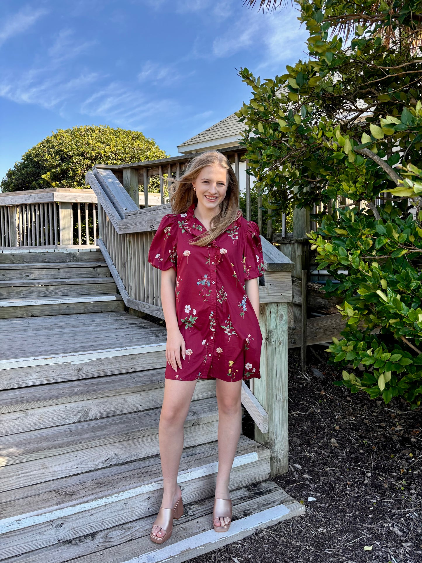 Nova Floral Print Dress