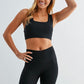 Venice Black Criss Cross Sports Bra