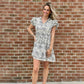 Stella Cream Boho Mini Dress
