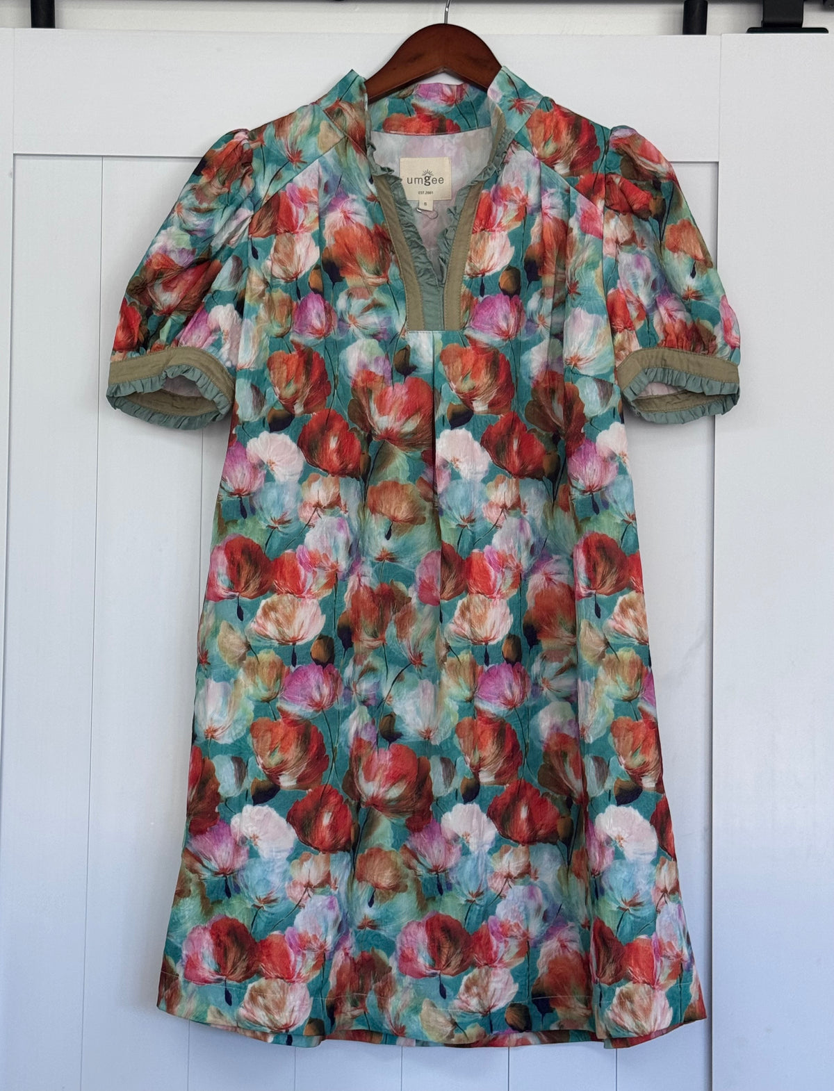 Autumn Bloom Floral Dress