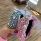 Pearl & Crystal Studded Knotted headband