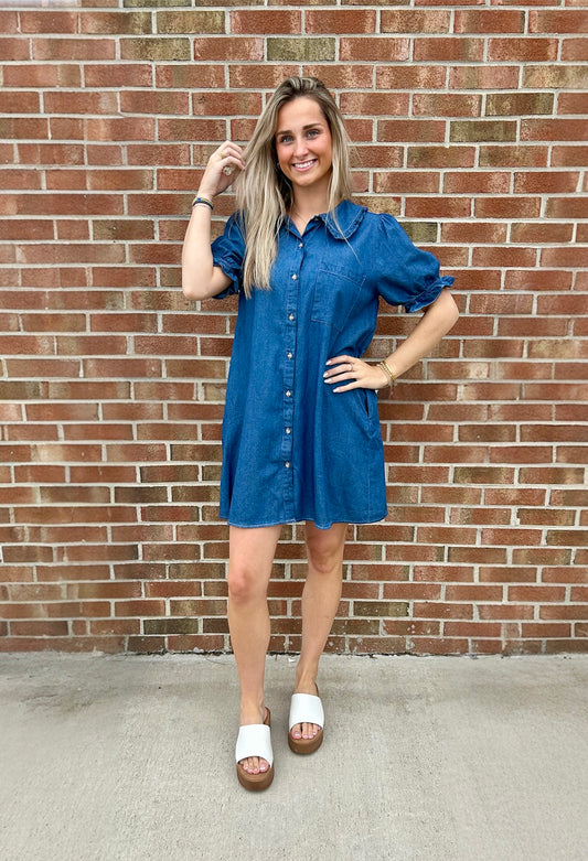 Becky Denim Dress