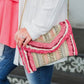 Summer Beaded Clutch with Chain Strap