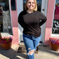 Dolman Round Neck Top