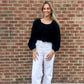 Tess Black Top