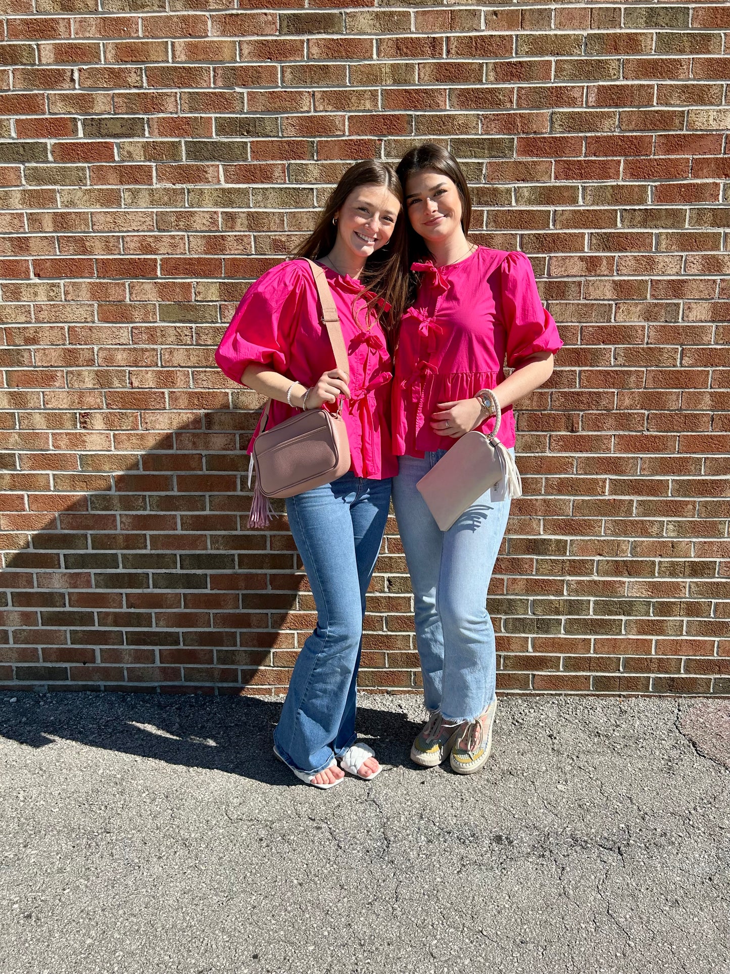 Annie Peplum Bow Blouse