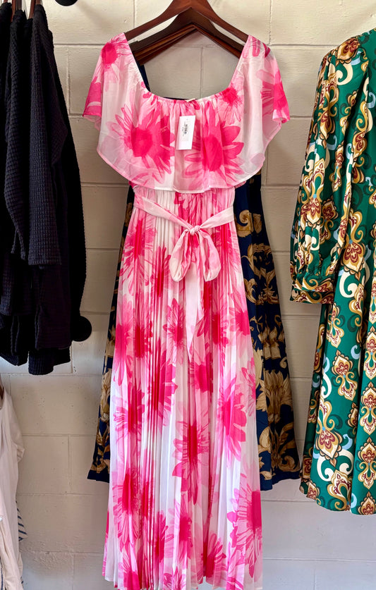 Pink Flower Maxi