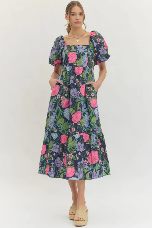 Jenny Floral Print Dress