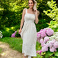 Tonya Taupe Striped Maxi