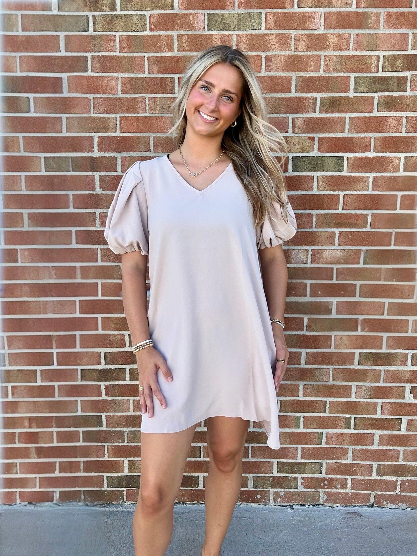 Logan Dress- Oatmeal