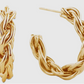 Twisted Hoop Earrings