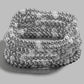 Layered Pearl and metallic beaded bracelet