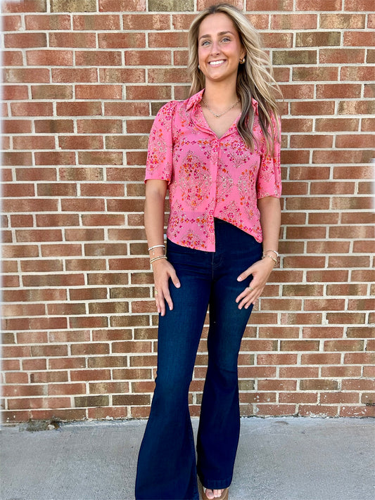 Riley Floral Print Top