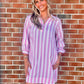 Pretty In Pink Stripe Dress
