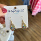Multi Colored Floral Earrings