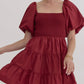 Caroline Puff Sleeve Dress