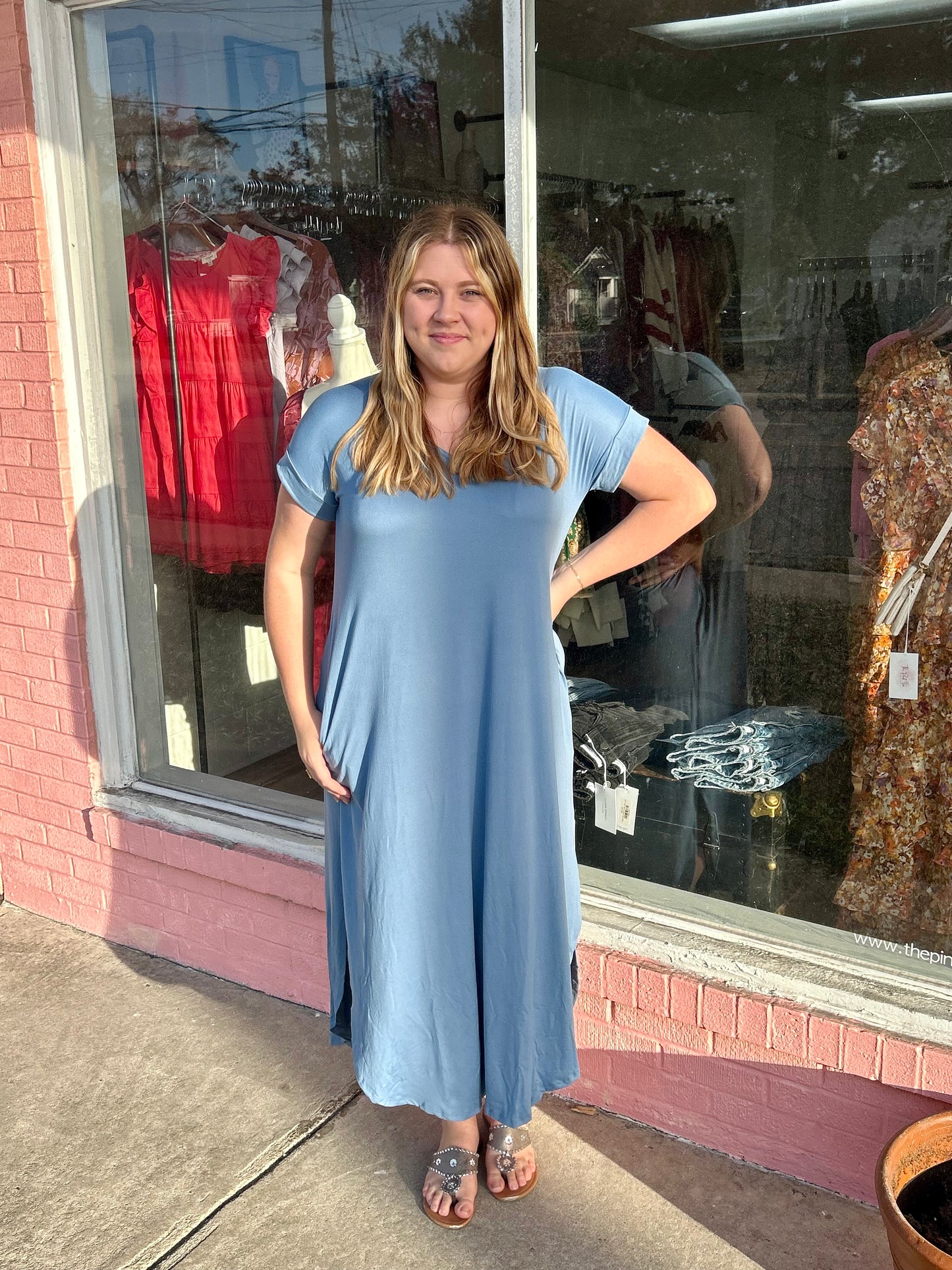 Lyla Dress-Slate