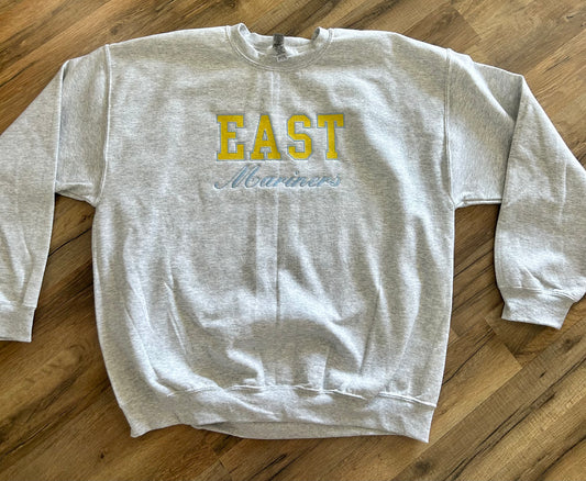 East Varsity Letter Crewneck