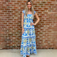 Daisy Printed Woven Floral Maxi