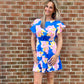 Celeste Satin Ruffle Dress