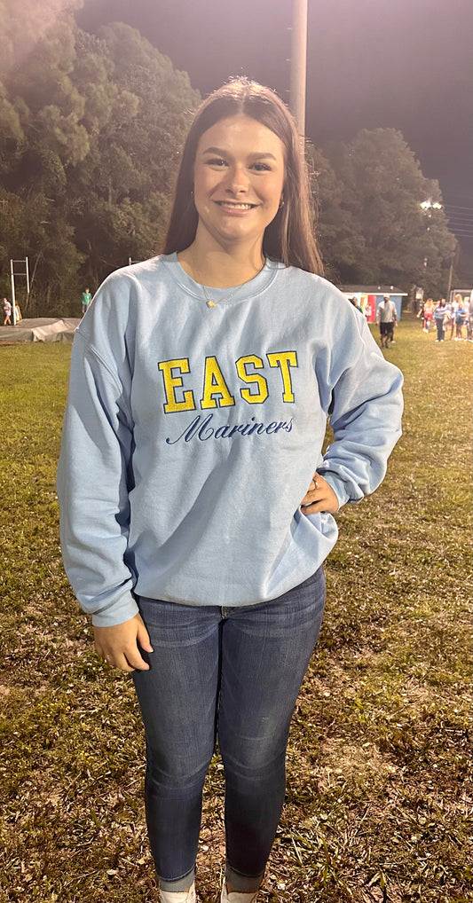 East Varsity Letter Crewneck