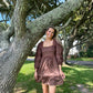 Coco Printed Ruffle Mini Dress