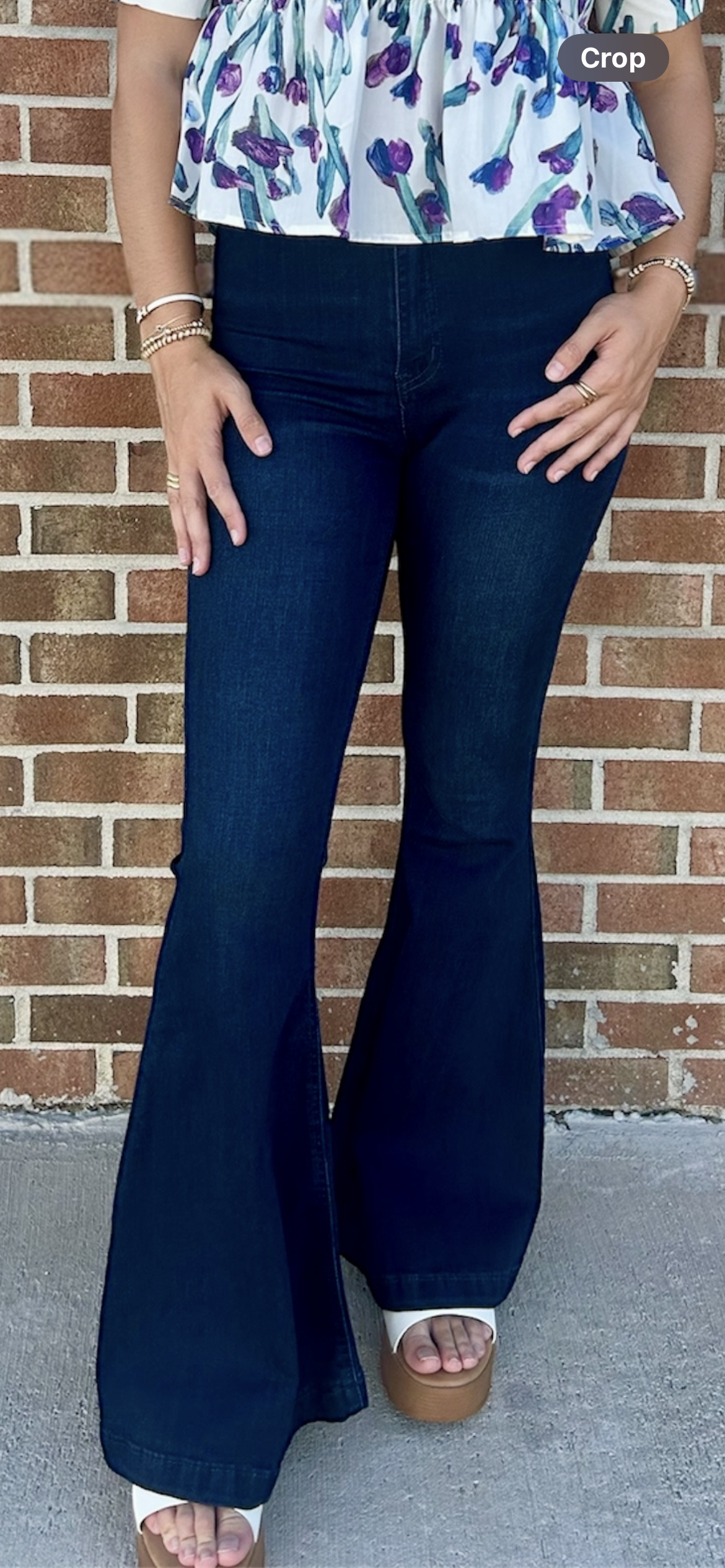Lola Flare Jeans-Dark