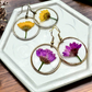 Resin Floral Earrings