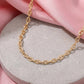 Dainty Mariner Anchor Link Chain Necklace