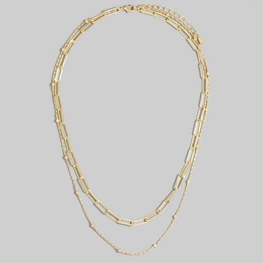 Dainty Mixed Layered Classic Chain Necklace