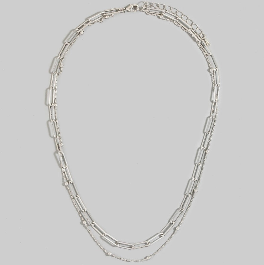 Dainty Mixed Layered Classic Chain Necklace