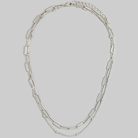 Dainty Mixed Layered Classic Chain Necklace