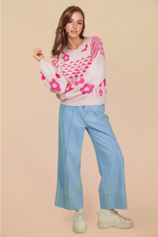Poppy Pink Sweater