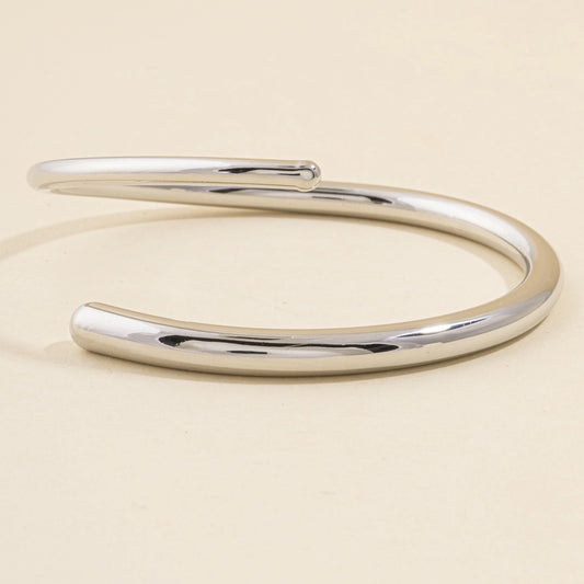 High Polish Ribbon Wrap Cuff Bracelet | Women's Statement Jewelry