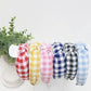 Plaid Knotted Headband